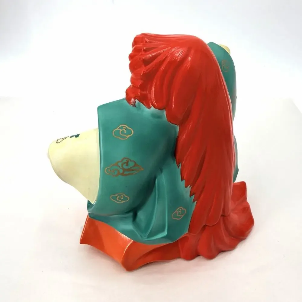 Vintage 1970s House of Koshu Sake Samurai Warrior Decanter EMPTY Bar Decor